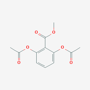 molecular formula C12H12O6 B8280032 Methyl 2,6-diacetoxybenzoate 
