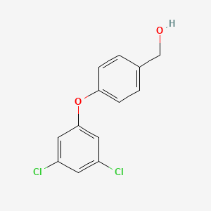 molecular formula C13H10Cl2O2 B8280045 4-(3,5-Dichlorophenoxy)benzyl alcohol 