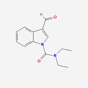 molecular formula C14H16N2O2 B8280056 1-Diethylcarbamoyl-3-formylindole 