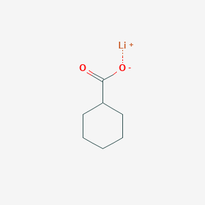 molecular formula C7H11LiO2 B8280122 Cyclohexanecarboxylic acid lithium salt 