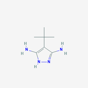 4-tert-butyl-1H-pyrazole-3,5-diamine