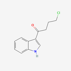 molecular formula C12H12ClNO B8280468 3-(4-Chlorobutyryl)indole 