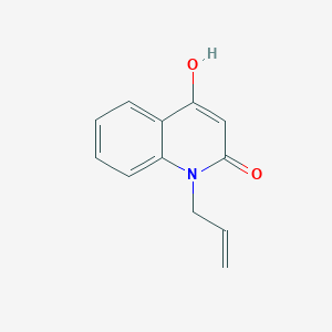molecular formula C12H11NO2 B8280484 1-Allyl-4-hydroxy-2-oxo-1,2-dihydroquinoline 