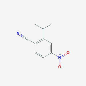 molecular formula C10H10N2O2 B8280503 2-Isopropyl-4-nitro-benzonitrile 