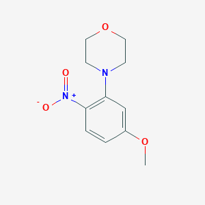 molecular formula C11H14N2O4 B8280628 4-(5-Methoxy-2-nitro-phenyl)-morpholine 