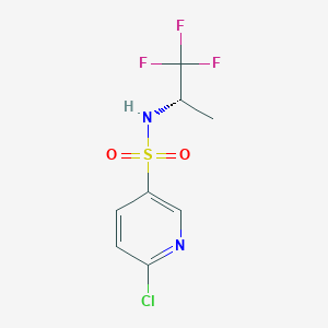 (S)-6-chloro-N-(1,1,1-trifluoropropan-2-yl)pyridine-3-sulfonamide