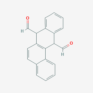 B8280678 7,12-Dihydrobenzo[a]anthracene-7,12-dicarbaldehyde CAS No. 71440-94-3