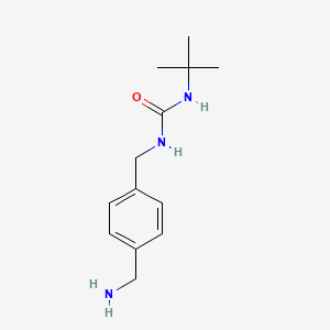 molecular formula C13H21N3O B8280718 4-(3-t-Butylureidomethyl)-1-aminomethylbenzene 
