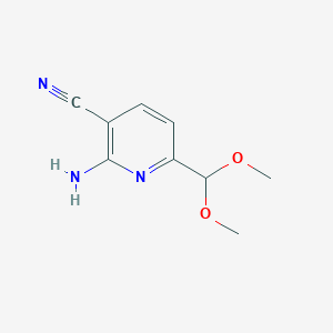 2-Amino-3-cyano-6-dimethoxymethylpyridine