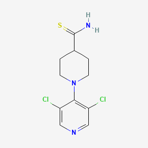 1-(3,5-Dichloropyridin-4-yl)piperidine-4-carbothioamide