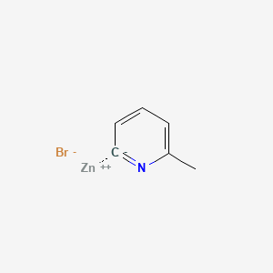 molecular formula C6H6BrNZn B8280899 6-Methyl-2-pyridyl ZINC bromide 