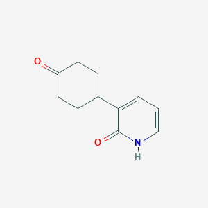 molecular formula C11H13NO2 B8280923 4-(2-Hydroxy-pyridin-3-yl)-cyclohexanone 