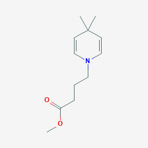 molecular formula C12H19NO2 B8280955 Methyl 1,4-dihydro-4,4-dimethyl-1-pyridinebutanoate 