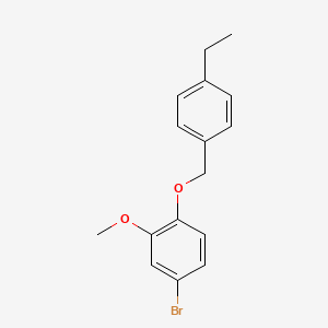 4-Bromo-1-(4-ethylbenzyloxy)-2-methoxybenzene