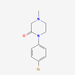 1-(4-Bromophenyl)-4-methylpiperazin-2-one