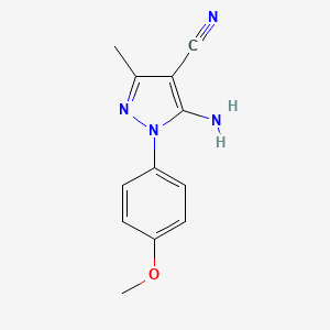 1-(4-Methoxyphenyl)-3-methyl-5-amino-1H-pyrazole-4-carbonitrile