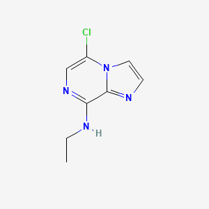8-Ethylamino-5-chloroimidazo[1,2-a]pyrazine