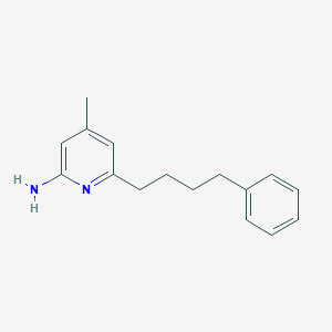 2-Amino-4-methyl-6-(4-phenylbutyl)pyridine