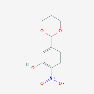 2-(3-Hydroxy-4-nitro-phenyl)-1,3-dioxane
