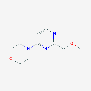 molecular formula C10H15N3O2 B8281605 4-(2-(Methoxymethyl)pyrimidin-4-yl)morpholine 