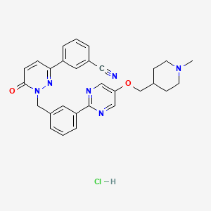molecular formula C29H29ClN6O2 B8281647 Tepotinib hydrochloride anhydrous CAS No. 1103508-80-0