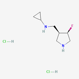 (3S,4R)-3-cyclopropylaminomethyl-4-fluoropyrrolidine dihydrochloride