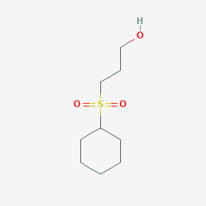 3-Cyclohexylsulfonyl-1-propanol