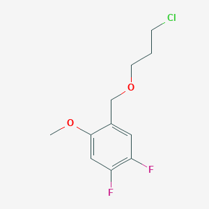 1-(3-Chloro-propoxymethyl)-4,5-difluoro-2-methoxy-benzene