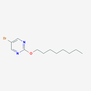 molecular formula C12H19BrN2O B8281840 2-Octyloxy-5-bromopyrimidine 