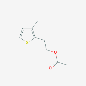 molecular formula C9H12O2S B8281866 Acetic acid 2-(3-methyl-thiophen-2-yl)-ethyl ester 