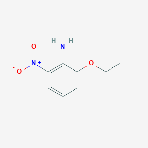molecular formula C9H12N2O3 B8282084 2-Isopropoxy-6-nitro-phenylamine 