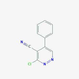 3-Chloro-5-phenyl-pyridazine-4-carbonitrile