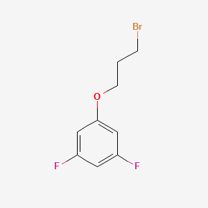 molecular formula C9H9BrF2O B8282185 1-(3-Bromopropoxy)-3,5-difluorobenzene 