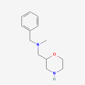 molecular formula C13H20N2O B8282312 2-(N-benzyl-N-methylaminomethyl)morpholine 