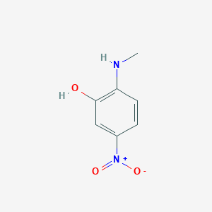 molecular formula C7H8N2O3 B8282417 2-(Methylamino)-5-nitrophenol 