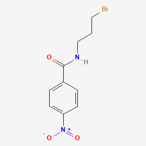 molecular formula C10H11BrN2O3 B8282508 N-(3-bromopropyl)-4-nitrobenzamide 