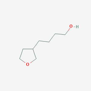 molecular formula C8H16O2 B8282526 4-(Tetrahydro-3-furanyl)-1-butanol 