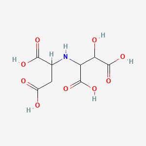 molecular formula C8H11NO9 B8282558 3-Hydroxy-2,2'-iminodisuccinic acid 