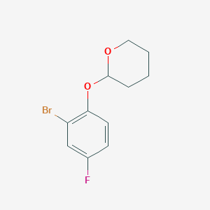 2-(2-Bromo-4-fluorophenoxy)-tetrahydropyran