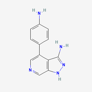 4-(4-Amino-phenyl)-1H-pyrazolo[3,4-c]pyridin-3-ylamine