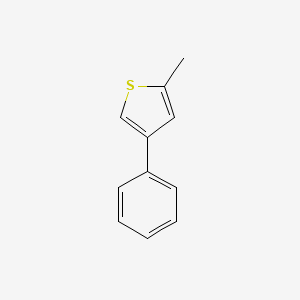 molecular formula C11H10S B8282638 2-Methyl-4-phenylthiophene 