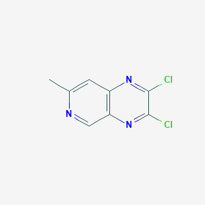 molecular formula C8H5Cl2N3 B8282662 2,3-Dichloro-7-methylpyrido[3,4-b]pyrazine 