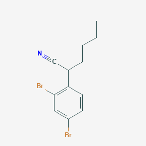 2,4-Dibromo-alpha-butylbenzeneacetonitrile