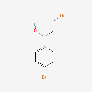 3-Bromo-1-(4-bromophenyl)propan-1-ol