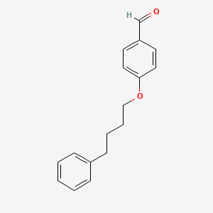 molecular formula C17H18O2 B8282760 4-(4-Phenylbutoxy)benzaldehyde 