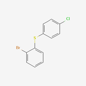 molecular formula C12H8BrClS B8282767 1-Bromo-2-(4-chlorophenylsulfanyl)benzene 