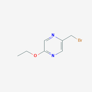 molecular formula C7H9BrN2O B8282855 2-(Bromomethyl)-5-ethoxypyrazine 