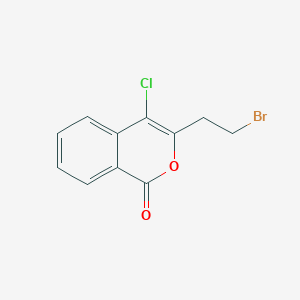 molecular formula C11H8BrClO2 B8282910 3-(Bromoethyl)-4-chloroisocoumarin 