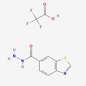 1,3-Benzothiazole-6-carbohydrazide trifluoroacetate