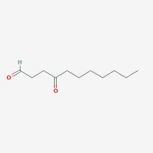 molecular formula C11H20O2 B8283251 4-Oxoundecanal CAS No. 71525-51-4